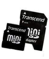 Transcend miniSD Card 1GB (TS1GSDM)